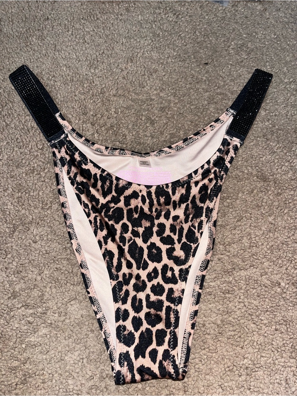 Victorias Secret Swim Leopard Print Bottoms